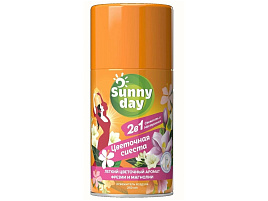 Освежитель воздуха  запаска Sunny Day 250мл сменый баллон Цветочная сиеста