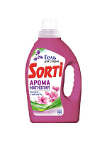 Стиральный порошок жидкий Sorti-Гель 1200мл. Магнолия(Казань)