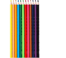 Карандаши цветные 12цв. Deli EC112-12 Enovation, трехгранные, пластик