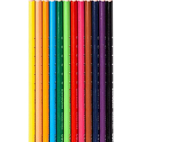 Карандаши цветные 12цв. Deli EC112-12 Enovation, трехгранные, пластик