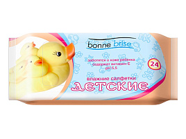 Влажные салфетки Детские 24шт Bonne Brise 0031