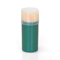 Зубочистки 80шт.бамбук плаcтиковая баночка