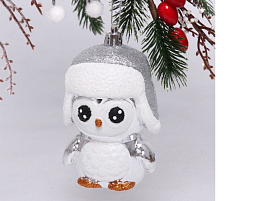 Фигурка Пингвин Новогодний  916-0694 1шт