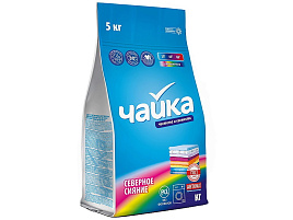 Стиральный порошок Чайка 6кг автомат ведро Северное сияние Универсальный