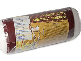 Обивка для двери с поролоном коричневая 242263/8007