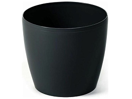 Кашпо цветочное 3,13л Магнолия 069015/2036 черное с/п