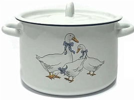 Кастрюля эмаль 3л 01-612н/4 Гуси
