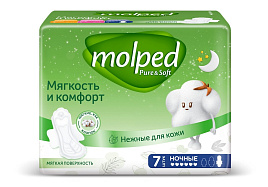 Прокладки Molped Pure Soft 7шт.ночные