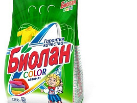 Стиральный порошок Биолан Автомат 1200г.Колор (Казань)
