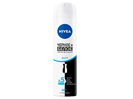 Дезодорант Nivea 150мл Нев.защ.д/черн.и бел.Pure М(Nivea)