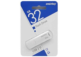 Флеш-драйв Smart Buy 32Gb CLUE White USB3.0/3.1 SB32GBCLU-W3 белый