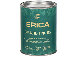 Эмаль ПФ-115 лимонная 0,8кг Erica