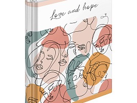 Тетрадь на кольцах 120л. ТК120_34118 "Стиль. Love and hope", глянцевая ламинация