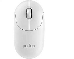Мышь Perfeo беспроводная PF-A4788 оптич. "SLIM", 3 кн, DPI 1200, USB, белая