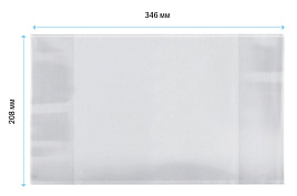 Обложка для дневников и тетрадей ArtSpace PET_208.40.50944/SPE208.40 208*346 ПЭ 40мкм
