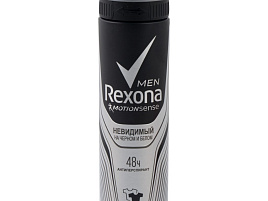 Дезодорант Rexona 150мл.муж.Невид.на Черном и Белом(Unilever)1859/6584/0340