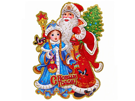 Панно С Новым Годом 203-372 Волшебный вечер 30см