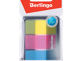 Закладки самоклеящиеся Berlingo LSz_45201 45*20мм, 20л*3 неоновых цвета, в диспенсере