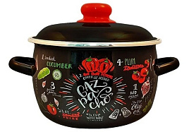 Кастрюля эмаль 3л 1RC181M Лобстер