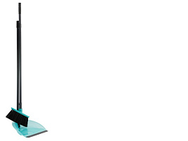 Щетка для пола Ленивка + совок SC3100/8316 Rock'n'Roll искрящийся зеленый