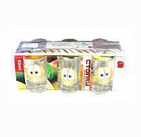 Набор стопок 6шт 1022 Смайлики