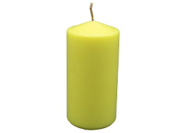 Свеча пеньковая 60*120 пастельно-розовая ч54642