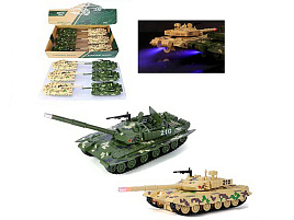 Машина металлическая B3505 Танк свет, звук