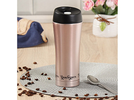 Термокружка (8ч) 450мл  Daniks SL-NT015-2 Женский стиль 6949