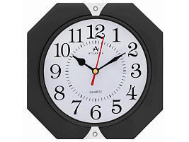 Часы настенные Atlantis 18*18 TLD-5977 черные