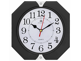 Часы настенные Atlantis 18*18 TLD-5977 черные