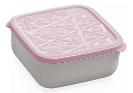 Контейнер для продуктов 2,7л Flexo С69892 розовый