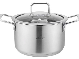 Кастрюля нержавейка 1,2л ML-5014 Millet Diva индукция
