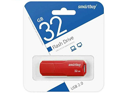 Флеш-драйв Smart Buy 32Gb CLUE Red SB32GBCLU-R красный