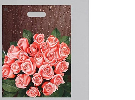 Пакет проруб. 38*45 Розы после дождя 60мкм