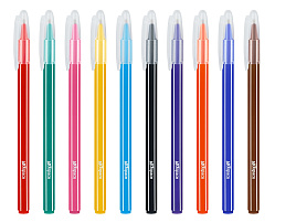 Набор ручек 10цв. ArtSpace BP10_22298 "Рисунки. Lovely animals", 1,0мм, европодвес