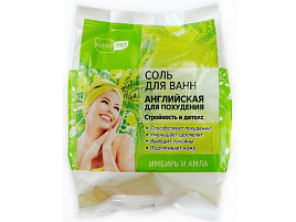 Соль для ванн 0,5кг Натуралист Английская для похудения