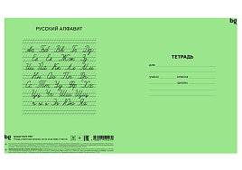 Тетрадь 12л. Зел.обл частая косая линия Т5ск12 57427 BG