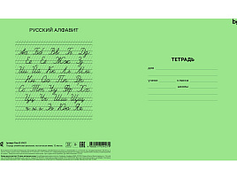 Тетрадь 12л. Зел.обл частая косая линия Т5ск12 57427 BG
