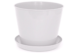Кашпо цветочное 6,5л круглое с/п 386506