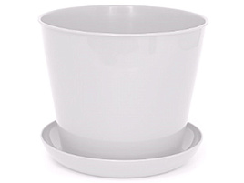 Кашпо цветочное 6,5л круглое с/п 386506