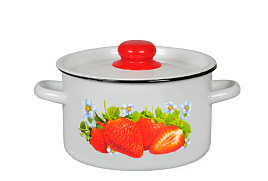 Кастрюля эмаль 2,9л 1с16с/1 декор Северсталь