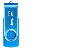 Флеш-драйв Smart Buy 32Gb SB032GB2TWB Twist Blue голубой