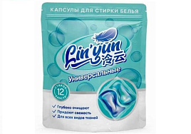 Стиральный порошок Капсулы ЛинЯн 12шт.15гр. Универсал