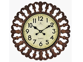 Часы настенные Atlantis 50*50 319-17 красная бронза