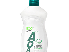 Средство для посуды AOS 450мл Эко Хлопок дозатор(Казань)1548-3(3003)