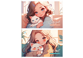 Альбом для рисования 20л. BG АР4ск20 08597 "Cute pet"
