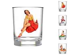 Набор стаканов 4шт 150/4-Д Pin-up girls