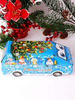 Коробка для конфет ПП-5238 Грузовичок синий