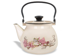Чайник эмаль 3л 42104-122/6-У4 сл.кость Магнолия