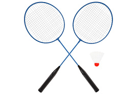 Бадминтон мет. 25849-1 1 воланчик